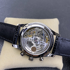 Reloj Cronógrafo Automático de Lujo para Hombre, Marca ZF, Correa de Cuero Genuino en Oro Amarillo, Diseño Clásico Tourbillon Eta - Product Image 4