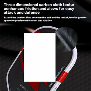 Pala de Pickleball Boomstick Core de 16 mm, Alta Calidad, Estilo Moderno para Niños, Núcleo de Panal, Forma Alargada, Fibra de Carbono T700 - Product Image 5
