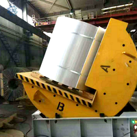 En gros 1-10ton 90 Degrés Robuste Tlting Table Plate-Forme Machine pour Bobine D'acier Grand Moule
