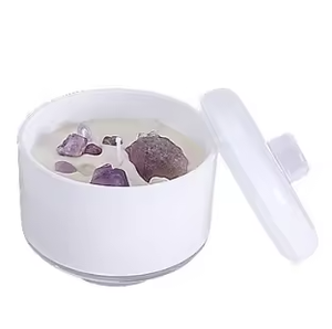 Bougies d'aromathérapie en cristal de luxe en gros Décoration de la maison personnalisée à partir de cire de cocotier pour Thanksgiving Diwali Holidays - Product Image 6