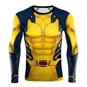 Costume de cosplay pour homme, personnage loup super-héros, vêtements de sport en polyester, t-shirt moulant, costumes - Product Image 2