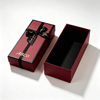 Caja de Regalo para Bufandas de Dos Piezas, Ecológica, Hecha con Materiales Reciclados, Cierre Magnético, con Esponja en Relieve, Personalizable para Empaques de Lujo, Venta al Por Mayor