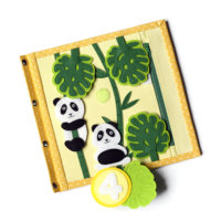 OEM Factory fatti a mano attività di feltro occupato libro di apprendimento precoce giocattoli educativi per il gioco tranquillo dei bambini