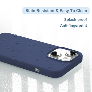 Funda para teléfono móvil de silicona líquida suave para <span class=keywords><strong>iPhone</strong></span> 14 Pro Max, nueva funda completa de caramelo con parachoques trasero a prueba de golpes, tipo bandolera - Product Image 2