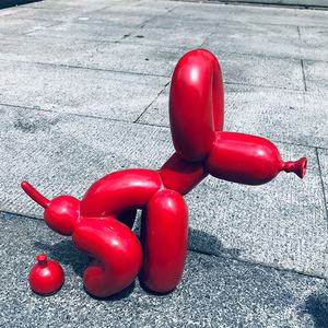 Arte moderna Indoor Ornamento Della <span class=keywords><strong>Resina</strong></span> Accovacciata <span class=keywords><strong>Cane</strong></span> <span class=keywords><strong>Palloncino</strong></span> - Product Image 4