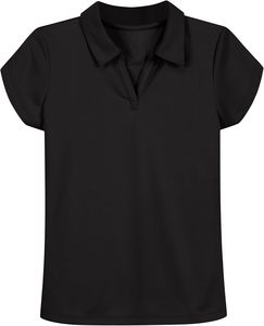 <span class=keywords><strong>Polo</strong></span> Sportiva Personalizzata a Maniche Corte per Ragazze, Alta Qualità, Casual, Traspirante, Stili Multicolore - Product Image 2