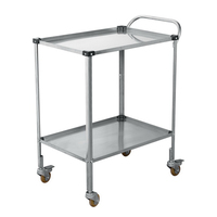 Instrument de haute qualité Chariot en acier inoxydable Théâtre d'opération Instrument médical Chariot en acier inoxydable