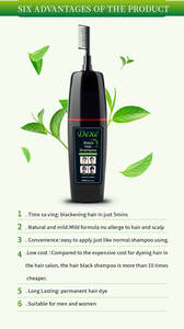 Shampooing de salon de coloration de cheveux noir permanent naturel avec laser ionique et peigne en plastique commun facile à utiliser et sans poux - Product Image 6