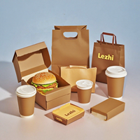 Caja de papel desechable para llevar patatas fritas, embalaje de alimentos, alitas de pollo personalizadas, cajas para hamburguesas, contenedor de caja de comida rápida para llevar