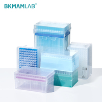 Boîte de pointeuses de pipette stériles sans enzyme avec filtre / Pointeuses de pipette universelles stérilisées avec volume de 10 µl à 10 ml disponibles