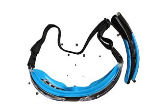 Lunettes de sécurité anti-buée pour l'extérieur certifiées CE EN166 Cadre en PC Lentille en polycarbonate Matériau ABS Lunettes de protection anti-rayures - Product Image 4