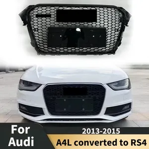 ชุดแต่งกระจังหน้าสไตล์ RS4 สำหรับ A4L ปี 2013-2015 พร้อมฝาครอบกันชนหน้า ชุดแต่งกันชนหน้า ชุดแต่งฝากระโปรงหน้า ชุดแต่งขอบกระจังหน้า อะไหล่แต่งรถยนต์ - Product Image 1