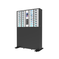 Máquina Expendedora de Cargadores para Celulares GIA con 32 Compartimentos, Carga Súper Rápida PD20W Opcional con Base Completa