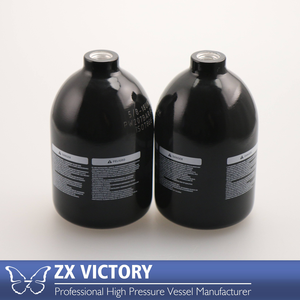 Zx Tped 9Oz 12Oz 16Oz 20Oz 24Oz Paintball Aluminium Cilinder Co2-fles Hogedruk Luchttankregelaar Hpa Tank Pcp Luchtpistolen - Product Image 5