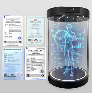 Proyector Holográfico 3D con Interacción IA, Caja de Exhibición Publicitaria, para Exposiciones, Escuelas, Interiores, Metálico, OEM, Hologra - Product Image 2