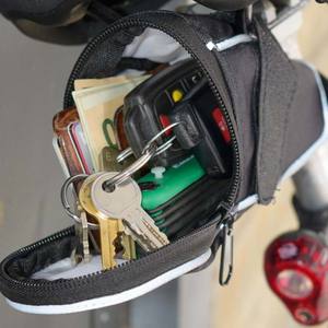 Bolsa Impermeable Reflectante para <span class=keywords><strong>Bicicleta</strong></span>, Bolsa de Cuña para Sillín de Ciclismo - Product Image 5