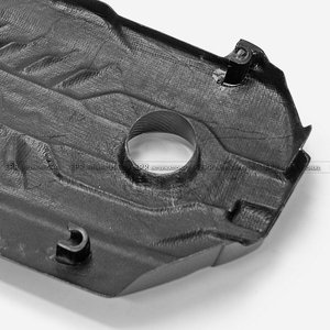 ฝาครอบเครื่องยนต์คาร์บอนแท้สำหรับ Hyundai G4kh/theta II 2.0 Turbo GDI ฝาครอบเครื่องยนต์ยังพอดีกับ I30N/Elantra n/kona n/veloster N - Product Image 3