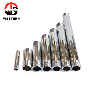 Raccordi per Tubi Cromati, Connettori Maschio Dritti in Ottone Galvanizzato, Raccordi Sanitari per Tubazioni - Product Image 1