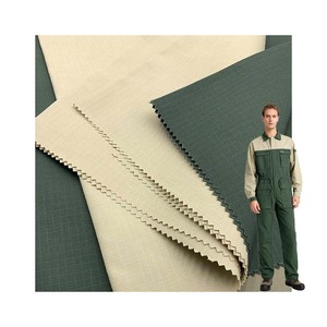 قماش ريبستوب للملابس العملية من رونغهونغ BCI GRS OCS OEM ODM، 108×58، 65% بوليستر 35% قطن، 21×21، 195 جرام/متر مربع - Product Image 1