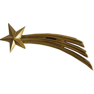 Accesorio de Belén con Forma de Cometa para Decoraciones Navideñas, Alemania, Aprox. Modelo 9069-Z045-10 de 9 cm de longitud - Product Image 1