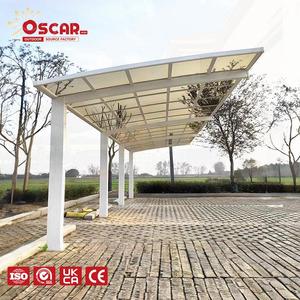 Abri de voiture en aluminium de type M, imperméable, pour <span class=keywords><strong>2</strong></span> <span class=keywords><strong>voitures</strong></span>, extérieur, portable, à monter soi-même, structure en aluminium, pour parking, allée, jardin - Product Image 1