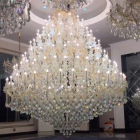 Lustre en cristal JYLIGHTING pour banquet, lustre en cristal pour mariage, lustre suspendu sur mesure, luminaire suspendu au plafond sur mesure