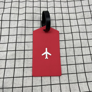 Direct Factory PVC Ultra-<b>light</b> Soft-Rubber Luggage Tags Airplane Boarding Pass-Style Anti-Loss Leisure Travel <b>Suitcase</b> Pendants - Product Image 3