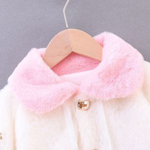 Vêtements d'hiver pour bébés, vêtements pour enfants, manteaux pour filles avec des motifs de lapins et des paillettes, disponibles en ligne - Product Image 3