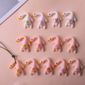 UV Roast Duck & Goose Pendant Keychain PVC <b>Plastic</b> Pendant for Roast Goose and Duck Fans - Product Image 5
