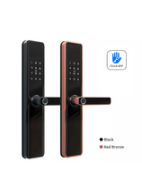 TTlock App Smart Lever Deurslot Biometrische vingerafdruk Digitaal wachtwoord Sleutelloze toegang Geheugenkaart Stalen deur Houten deur