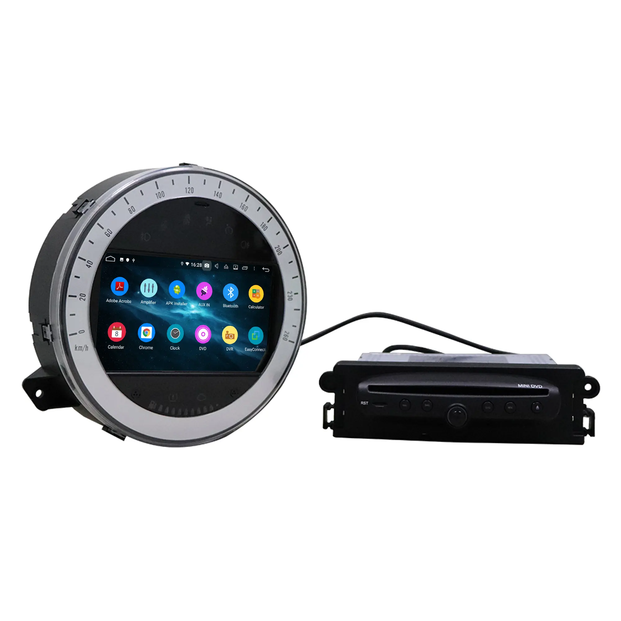 KD-7110 Klyde Android 10.0 PX5 Hot Verkoop 7 Inch Ingebouwde Dsp Auto Radio Voor Mini Cooper 2006-2013