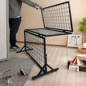 Grille de stand pliante portable de style moderne Support rectangulaire en fer avec techniques de laque pour suspendre des marchandises sur les <span class=keywords><strong>marchés</strong></span> de nuit - Product Image 3