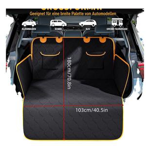 Alfombrilla protectora impermeable para maletero de SUV, cubierta antisuciedad en poliéster Oxford, alfombrilla trasera para perros y coches, alfombrilla para mascotas transfronteriza de <span class=keywords><strong>Amazon</strong></span> para coches - Product Image 1