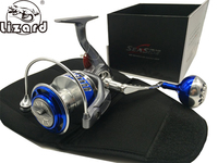 Moulinet de Pêche LIZARD FISHING 7BB Entièrement Métal Type DAIWA Lancer Long Surf/Traîne/Jigging/Mer/Aluminium Prix le Plus Bas