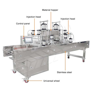 Bánh tự động của tô<span class=keywords><strong>i</strong></span> làm cho máy cốc nhỏ bánh kem ngườ<span class=keywords><strong>i</strong></span> gử<span class=keywords><strong>i</strong></span> tiền đ<span class=keywords><strong>i</strong></span>ền vào máy dây chuyền sản xuất bánh muffin - Product Image 3