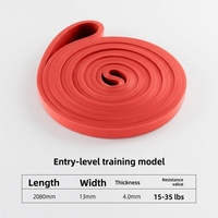 Bandas de Resistencia Elásticas de Alta Resistencia, Bandas de Látex para Ejercicios de Fuerza, Yoga, Fisioterapia, Gimnasio y Hogar