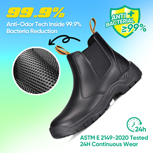 BactiVoid Chaussures de sécurité approuvées par <span class=keywords><strong>la</strong></span> CSA pour les travailleurs canadiens <span class=keywords><strong>Bottes</strong></span> à bout d'acier - Product Image 5
