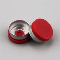 Capsules de flacons pulvérisateurs pharmaceutiques à faible MOQ, 20 mm, en aluminium-plastique, anti-déversement, à fermeture côtelée, matériau de haute qualité, couleur personnalisée
