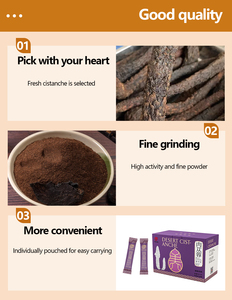 Cistanche Naturelle <span class=keywords><strong>du</strong></span> <span class=keywords><strong>Désert</strong></span>, Cistanche Sauvage Sélectionnée, Extrait de Racine de Qualité Alimentaire, Essence Concentrée, Boisson à la Cistanche - Product Image 4