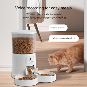 Distributeur automatique de nourriture pour animaux de compagnie 4L avec contrôle intelligent par application WiFi, surveillance vidéo, pour chiens et chats, idéal pour les foyers multi-animaux - Product Image 3