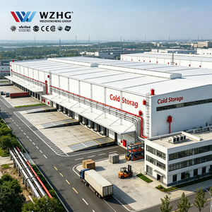 Solution d'ingénierie de structure en acier Q355b pour entrepôt frigorifique préfabriqué, installation rapide, entreprise de logistique - Product Image 1