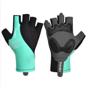 Gants de cyclisme en Silicone, à enfilement à moitie-doigts, pour faire du vélo ou vtt, différentes tailles disponibles, vente en gros,