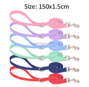 VaryWell <span class=keywords><strong>2026</strong></span> Nuevo <span class=keywords><strong>Collar</strong></span> y Correa para Perros y Gatos Macron Tallas S M L, con Logotipo Personalizado, Color Ajustable, Impermeable, de PVC Rosa - Product Image 5