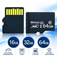 Carte mémoire TF OEM de haute qualité pour usage industriel, mini carte TF 128 Mo, 8 Go, 32 Go, 64 Go, 512 Go, 4 Go, carte mémoire SD neutre pour appareil photo et téléphone