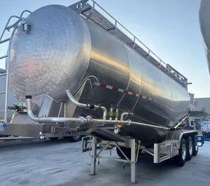 Vente directe usine – Semi-remorque citerne à eau en acier au carbone 3 essieux 40 000 litres 45 000 litres – Semi-remorques citerne à carburant - Product Image 1