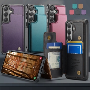 Étui en cuir <span class=keywords><strong>Caseme</strong></span> C22 avec porte-cartes pour <span class=keywords><strong>Samsung</strong></span> Galaxy S26 Plus Ultra A15 A16 5G A17 A36 A37 A56 A57, coque arrière avec béquille - Product Image 6
