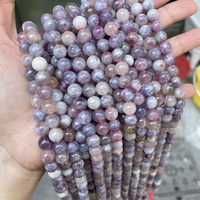Perles de tourmaline rose de haute qualité, 4-12 mm, rondes, lisses, pierres précieuses pour la fabrication de bijoux