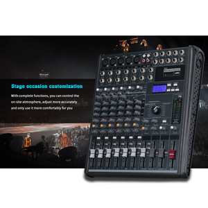 OEM EG82222SD Professional Audio Mixer Built-in 16 Reverb 8 Channel DJ Mixing <b>Console</b> Marshalling - Product Image 4