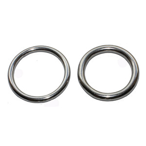 Acier inoxydable 316 1/2 "X 2 3/8" (12mm X 60mm) Anneau rond soudé de qualité marine - Product Image 1