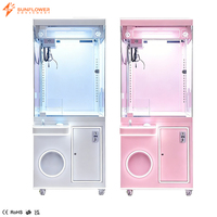 Machine à griffes de petite taille pour poupées grandeur nature, machine de jeu à monnayeur, distributeur de jouets à griffes avec accepteur de pièces